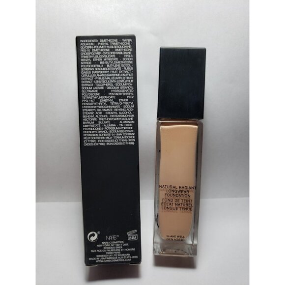 NARS Natural Radiant Longwear Foundation Light 2.5 Yukon Full Size NIB - Picture 2 of 6